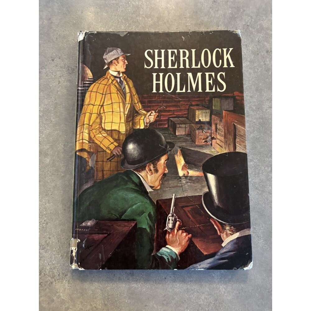Golden Picture Classic Sherlock Holmes by Sir Arthur Conan Doyle 1963 HC VTG